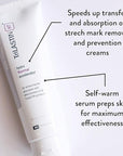 TriLASTIN Maternity Stretch Mark Prevention Cream (4oz) Bundle with Hydro-Thermal Accelerator (3oz) | Pregnancy Must-Have | Safe and Hypoallergenic Gift for First-time Moms | 1 Month Supply