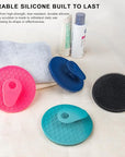INNERNEED Food Grade Silicone Body Scrubber Gentle Exfoliating Brush for Women Men Deep Clean for All Skin Types, More Hygienic and Well Lather (Black+Dark Green+Pink)