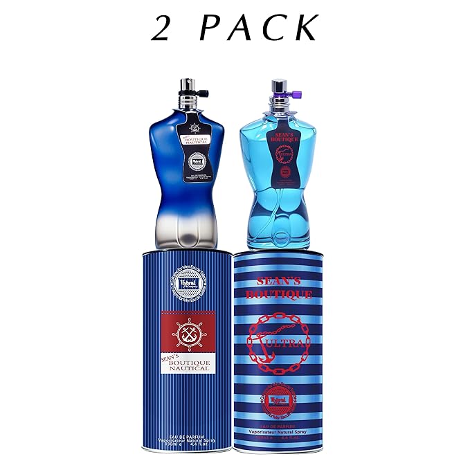 Hybrid & Company Mens 2 Pcs Long-Lasting Perfume Vaporisateur Natural Spray