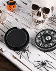 UCANBE Black Cream Face & Body Makeup Foundation, Professional Non-Toxic Greasepaint, Halloween Face Body Paint Palette for Kids & Adults, Facepaint for SFX Clown Zombie Vampire Skull Skeleton Cosplay
