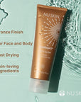 Nu Skin Sunright Insta Glow Self Tanner Gel | Natural Summer Tan for Face & Body | Beauty & Skin Care | Vitamin E & Avocado Oil | Natural Body Bronzer with DHA & Amino Acids | 4.2 oz | 2 Pack