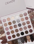 ColourPop Stone Cold Fox Eyeshadow Palette - 30 Pan Cool Tone Eye Makeup Palette with Matte & Metallic Finishes - High-Pigment Eye Makeup with a Long-Wearing Formula (1.16 oz)