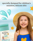 Aveeno Kids Continuous Protection Zinc Oxide Mineral Sunscreen Stick for Sensitive Skin, Face & Body Sunscreen Stick for Kids with Broad Spectrum SPF 50, Sweat- & Water-Resistant, 1.5 oz