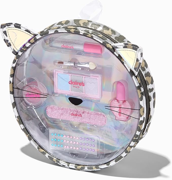 Claire's Accessories Snow Leopard Cosmetic Makeup