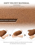SATINIOR 4 Packs Self Tanning Mitt Applicators Double Sided Sunless Tanning Mittens Reusable Applicator Mittens Tanner Gloves with Thumb(Brown)