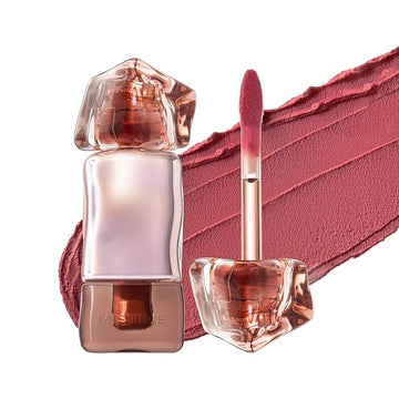 Mistine Cream Lip Gloss Thai latte Long Lasting Lip Gloss Non-sticky Silk Smooth Mist Matte Finish Lip Tint Gloss C05 Ice LYychee Cooler 0.1 fl oz 1 Count