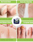 Exfoliating Foot Scrub with Pumice Stone powder - Gentle Moisturizing Foot Scrub for Dry Skin - Cracked Heel Repair for Smooth, Soft Feet - Pedicure Foot Spa 2 Pack