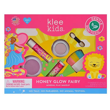Luna Star Klee Kids Makeup Kit. Gentle and Non-Toxic. Kid-Friendly. Made in USA. (Honey Glow Fairy)