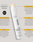 StretchMarkers Therapy Visibly Reduce and Treat Stretch Marks Cream, 1 fl oz, Retinol, Hyaluronic Acid, Bioactive Peptides & 3D Stem Cell Technology