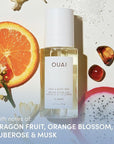 OUAI St. Barts Hair and Body Mist - Tropical-Scented Hair Perfume and Body Spray - Notes of Dragonfruit, Orange Blossom, Tuberose & Musk (3.3 Fl Oz)