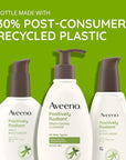 Aveeno Positively Radiant Daily Face Moisturizer with SPF 15 Sunscreen, Hydrating Facial Moisturizer with Soy Extract to Improve Skin Tone and Texture, Hypoallergenic Formula, Oil-Free, 4 FL OZ