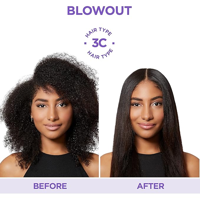 SoftSheen-Carson Interbeauty Dark&Lovely® Heat Protectant&Hair Detangler Moisturizing Blowout Silky Slip Blow Dry Cream with Silk Protein,Shea Butter&Castor Oil for All Curl Types Blow Dry Cream 5oz