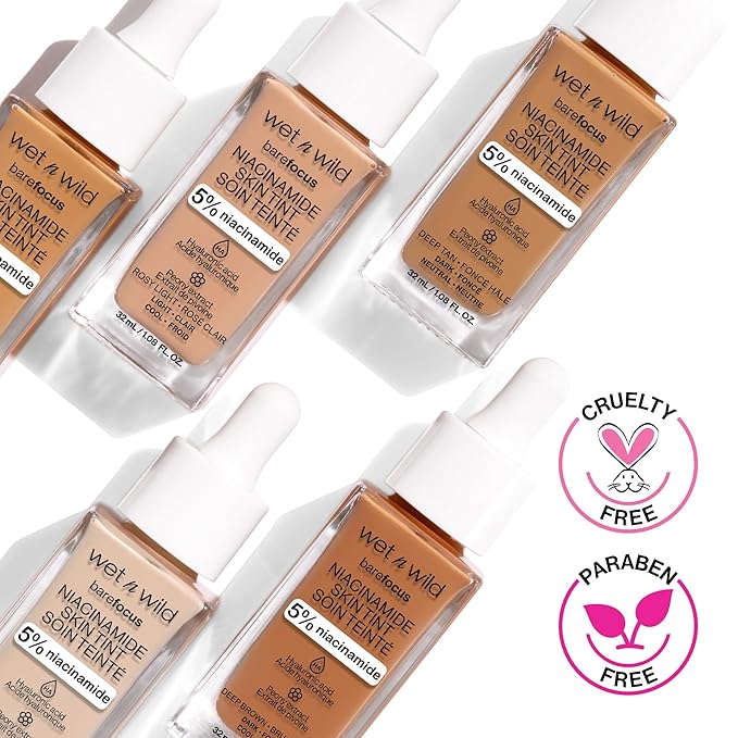 wet n wild Bare Focus Skin Tint, 5% Deep Brown
