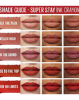 Maybelline Super Stay Ink Crayon Lipstick Makeup, Precision Tip Matte Lip Crayon with Built-in Sharpener, Longwear Up To 8Hrs, Reach High, Rosey Mauve, 1 Count