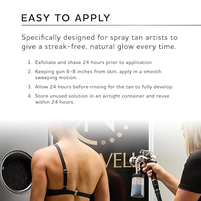 Norvell Premium Spray Tan Solution Venetian Gallon 128 fl oz – Professional Sunless Tanning Formula for Natural Bronze Glow, Streak Free, Fast Drying, Long Lasting Color