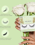 KISS Lash Couture The Muses Collection False Eyelashes - Noblesse, Black, Wispy, Tapered, Refined Faux Silk, Contact Lens Friendly, Pliable Band, Comfortable, Reusable, Cruelty Free, Vegan | 1 Pair