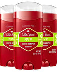 Old Spice Men's Deodorant Aluminum Free MVP, 3oz (Pack of 3)