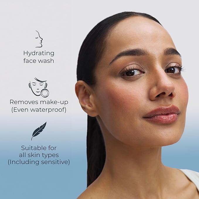Eucerin Face Gentle Cleansing Hydrating Micellar Water, Face Cleanser and Makeup Remover with Hyaluronic Acid, 13.5 Fl Oz Bottle