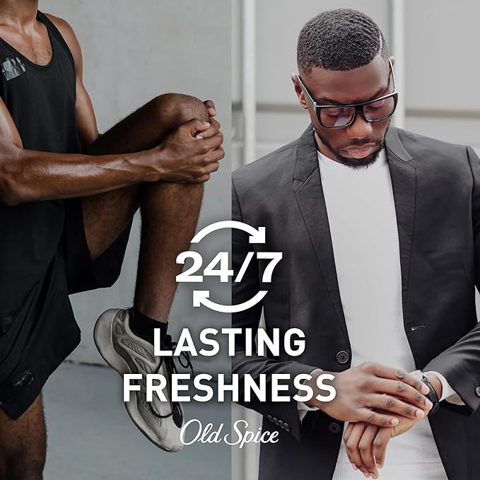 Old Spice Aluminum Free Deodorant for Men, 24/7 Odor Protection, 24/7 Freshness & Lasting Scent, Swagger with Cedarwood Scent, 3.8 oz (Pack of 3)