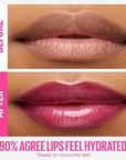 Maybelline Lifter Gloss, Hydrating Lip Gloss with Hyaluronic Acid, High Shine for Plumper Looking Lips, Petal, Warm Pink Neutral, 0.18 Ounce