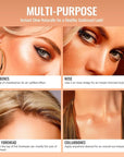 Oulac Matte Bronzer Powder Face Makeup with Mirror Cruelty-Free BS01