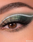 ColourPop Just My Luck Green Eyeshadow Palette - Green & Neutral Eyeshadow Palette with Matte & Metallic Finishes - High-Pigment Eye Makeup with a Long-Wearing Formula (0.3 oz)
