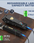 GTSPro Hair Clippers for Men, Clippers and Trimmers Set, Barber Clippers, Electric Hair Trimmer with Box, Gifts for Men Black