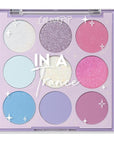 ColourPop Eyeshadow Palette - Eye Makeup Palette with Matte, Metallic, Matte Sparkle & Glitter Finishes - High-Pigment Eye Makeup with a Long-Wearing Formula - In a Trance (0.3 oz)