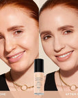 Milani Conceal + Perfect 2-in-1 Foundation + Concealer for a Flawless Complexion, Under Eye Corrector, Cover Redness and Imperfections, Waterproof and Sweatproof - Ivory
