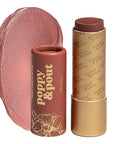 Poppy & Pout All Natural Lip Tint, Cardboard Tube, Hand-Filled, Beeswax, Vitamin E, Coconut Oil, Cruelty Free, All-Natural Shades (Debbie)