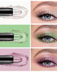 Boobeen 3-PCS Cream Eyeshadow Pencil Crayon Waterproof Brightener Stick Shimmer Pen Create Glitter Eye Makeup, Easy to Use