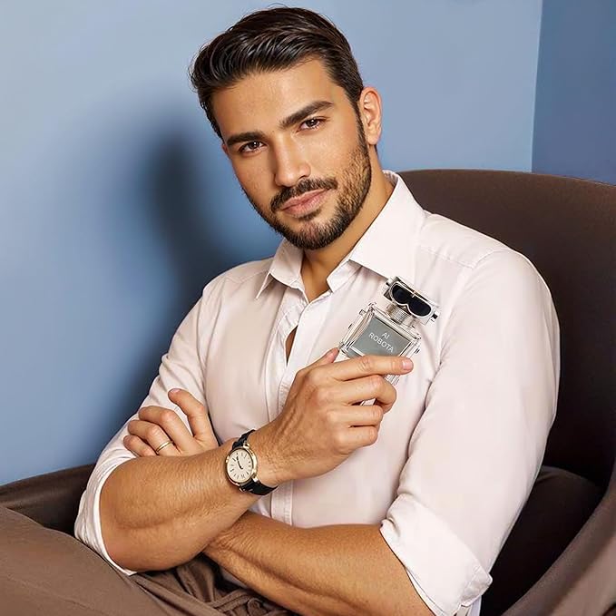 Hybrid & Company Ai Robota For Men Pour Homme Eau de Toilette Vaporisateur Natural Spray 3.4 Fl Oz