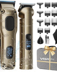 Hair Clippers for Men Professional, Cordless Hair Clippers for Hair Cutting, Mens Clippers and Trimmers Set, Electric Hair Trimmer for Men with Package Box
