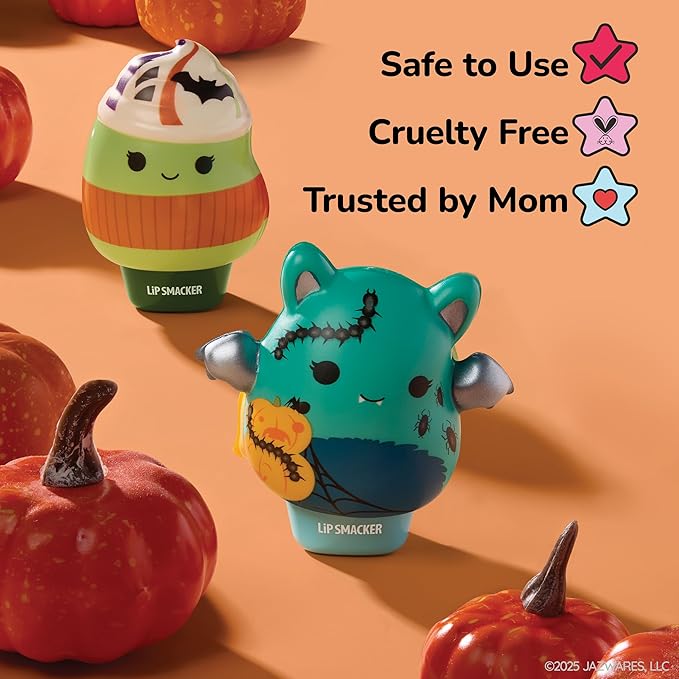 Lip Smacker Squishmallows Halloween Lip Balm, Moisturizing & Collectible, Soft & Squishy Design, Fun & Giftable, Cruelty-Free – Donella