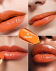 Oulac Orange Lipstick - Moisturizing Lip Stick Glossy Tinted Lip Balm, Sheer Shine Juicy Finish, Lightweight and Hydrating Formula for Dry Lip Care, Vegan 2.2g/0.07oz (08)