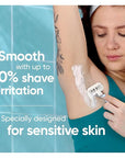 Venus Extra Smooth Sensitive Women's Razor with Reusable Razor Handle, 3 Razor Blade Refills and Shower Holder