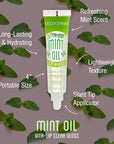 Ruby Kisses Broadway Vita-Lip Clear Lip Gloss (Mint Oil 6 Pack), Ultra-Hydrating & Soothing Formula with Vitamin Oils, High-Shine Non-Sticky Finish, Nourishing Glossy Lip Balm With Cooling Effect