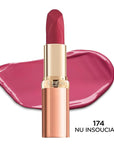 L'Oreal Paris Colour Riche Les Nus Lipstick, Nu Insouciant, 0.13 Oz.