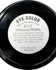 Hibiscus Matte Orange Red Pink Peach Pressed Powder Single Vegan Eyeshadow; Talc, Paraben & Cruelty Free