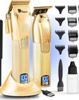 Fagaci Professional Hair Clippers for Men Set Turbo Power with Precise Cutting, Barber Clippers for Hair Cutting, Cordless Hair Clippers and Trimmers Set, Maquina de Cortar Cabello, Haircut Barber Kit