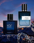 Ycz Cologne for Men Set, 1.7oz(50ml) Bottled Marine Perfume and Club Men Perfume Sophisticated Woody Citrus Scent, Highquality Long Lasting, Sleek Bottle Design, Ideal Special Occasions Ideal Gift