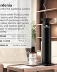 Hotel Diffuser Oil - Gardenia Essential Oils for Scent Air Cold Diffuser - Gardenia, Jasmine, Green Leaves, Lily of The Valley - Home Luxury Scents Aroma Fragrance