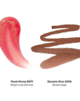 Revlon Super Lustrous Glimmer Gloss and ColorStay Multi-Liner Bundle, Haute Honey and Dynamic Doer, Pack of 2