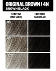 IGK Permanent Hair Color Kit | 4N Original Brown - Brown Black | 100% Gray Color Coverage + Strengthen + Shine | Ammonia Free