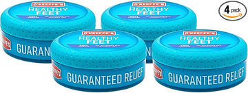 O'Keeffe's K0320001-4 Healthy Feet Foot Cream in Jar (4 Pack), 3.2 oz