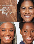 LAURA GELLER NEW YORK Award-Winning Baked Balance-n-Brighten Color Correcting Powder Foundation - Toffee - Buildable Light to Medium Coverage - Demi-Matte Natural Finish