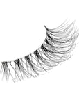 KISS The New Natural, False Eyelashes, 'Wide Slacks', 12 mm, Includes 4 Pairs Of Lashes, Contact Lens Friendly, Easy to Apply, Reusable Strip Lashes