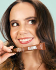 Blume Tri-Peptide Toffee Soft Brown Tinted Lip Balm - Superbalm Lip Moisturizer with Shea Butter and Squalane to Deeply Hydrate & Heal Dry, Cracked Lips - Cruelty Free & Vegan Lip Plumper (0.4 Fl Oz)