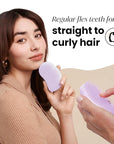 Tangle Teezer Original Detangler Brush, Dry & Wet Hairbrush for All Hair Types, Lilac