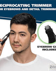 Wahl Lighted Battery Nose Hair Trimmer for Men & Women. Painless, Easy to See Nose, Ear, and Eyebrow Trimming with Built in Light, Battery Included. – Model 3023283